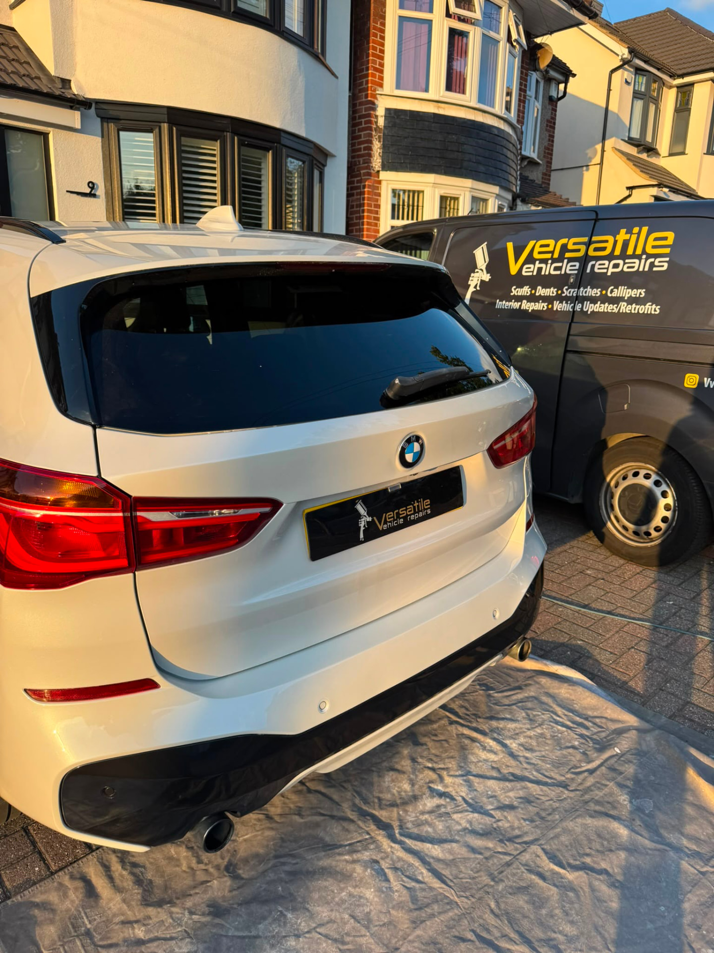 Rear bumper and boot repair before and after - after